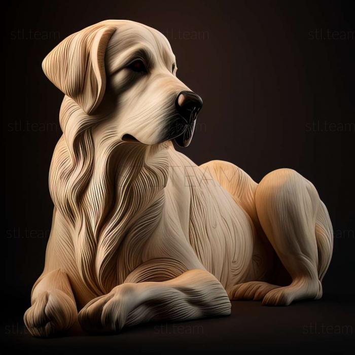 3D model Anatolian Shepherd dog (STL)